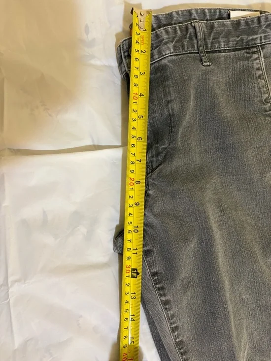 Hugo Boss BOSS Gray Denim Jeans Men’s 36x36 Slim Straight Washed Designer Pants - Picture 5 of 13